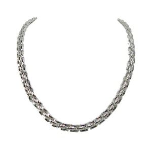 Vintage Coro Silver Tone Link Necklace